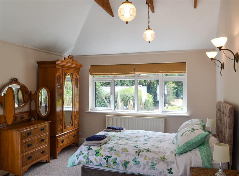 Double bedroom at Arnewood Corner in Sway, near Lymington, Hampshire