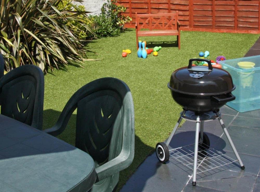 Rear courtyard with BBQ