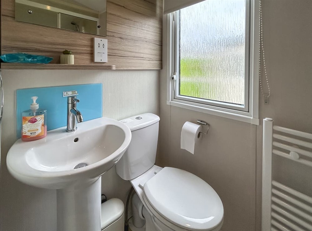 Bathroom at Arran View Craig Tara in Dunure, Ayrshire