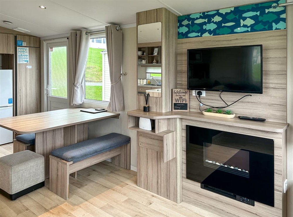 Dining Area at Arran View Craig Tara in Dunure, Ayrshire