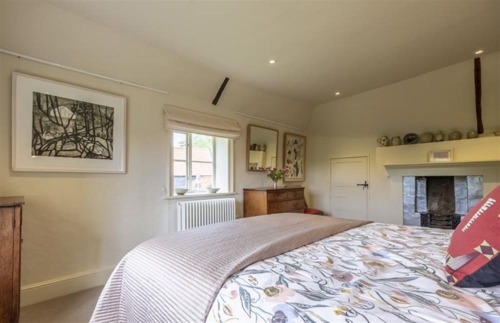 Each of the bedrooms is spacious at Art Farmhouse, Saxmundham