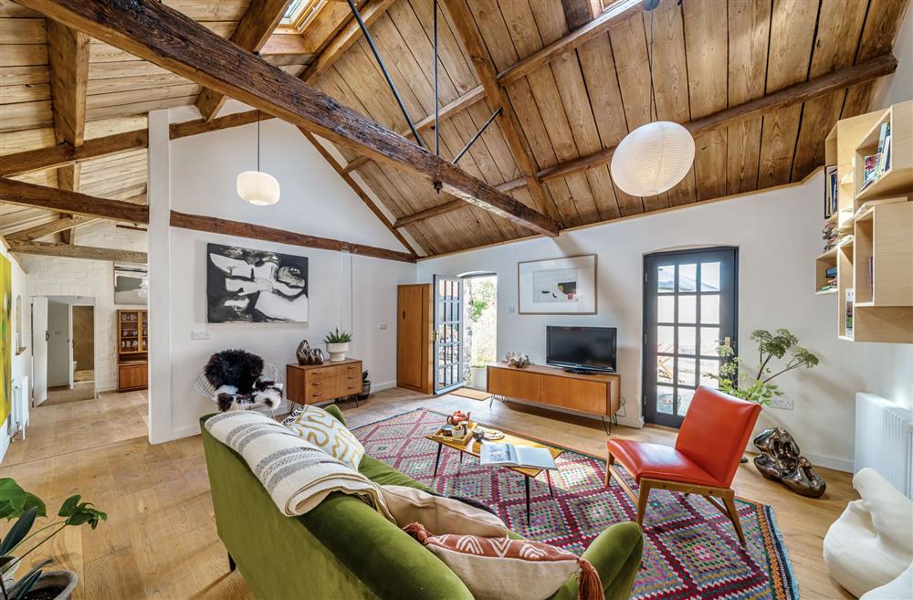 The high ceilings and exposed beams create a wonderful space at Arthouse, Dorchester