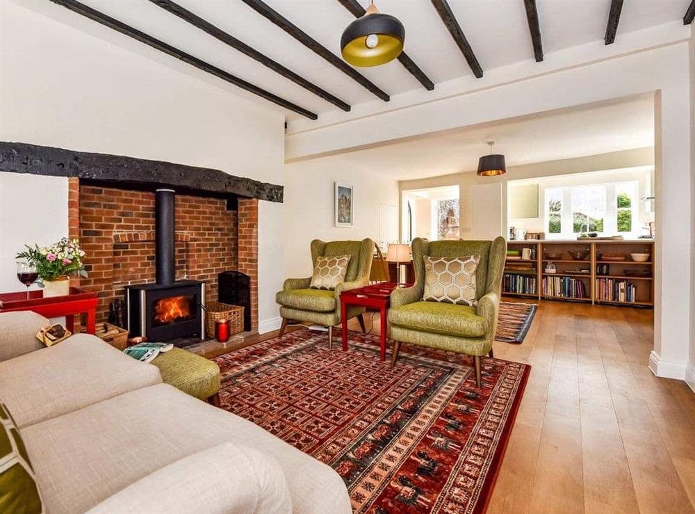 Enjoy the living room at Arun Cottage in Arundel, West Sussex