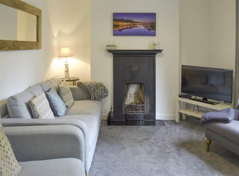 Cosy living room at Arundel Cottage in Whitby, North Yorkshire