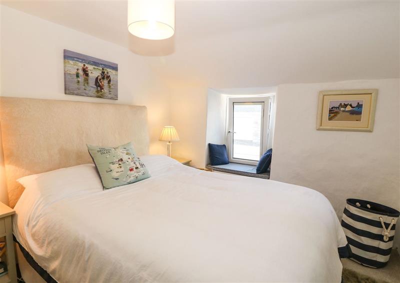 One of the bedrooms at Arwel, Nefyn