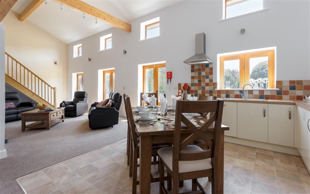 Relax in the living area at Ash Barn in Damerham