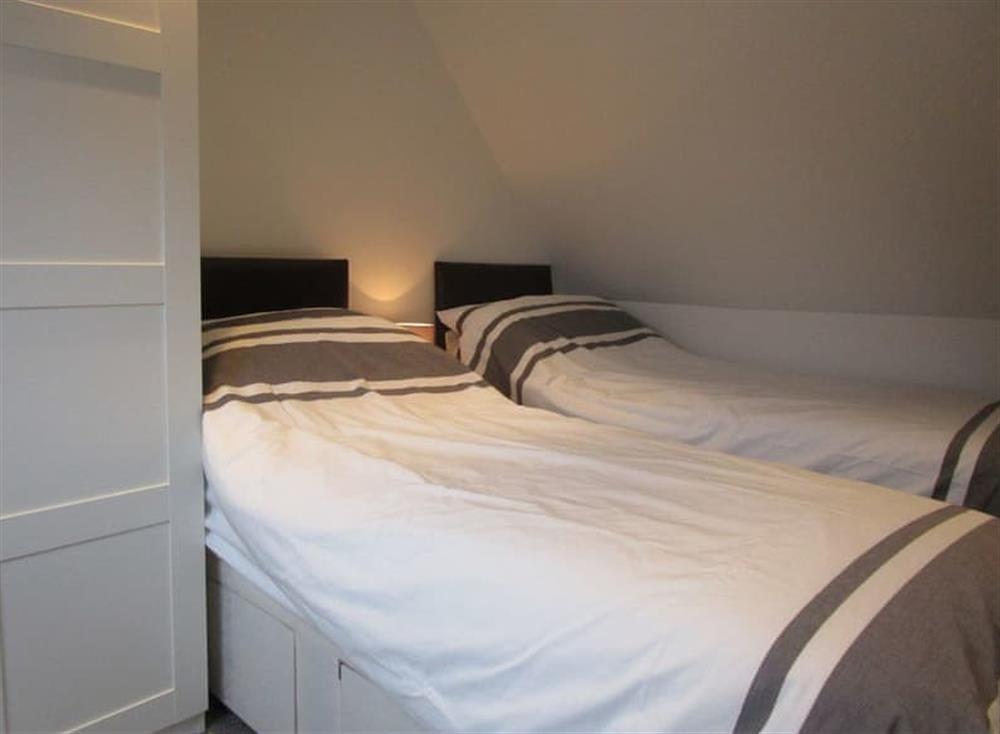 Twin bedroom at Ash Barn in Fernhill Farm, Wootton Bridge