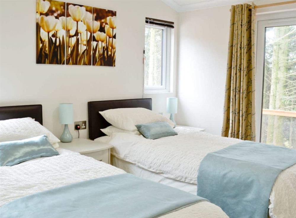 Twin bedroom at Ash in Clatworthy, Somerset