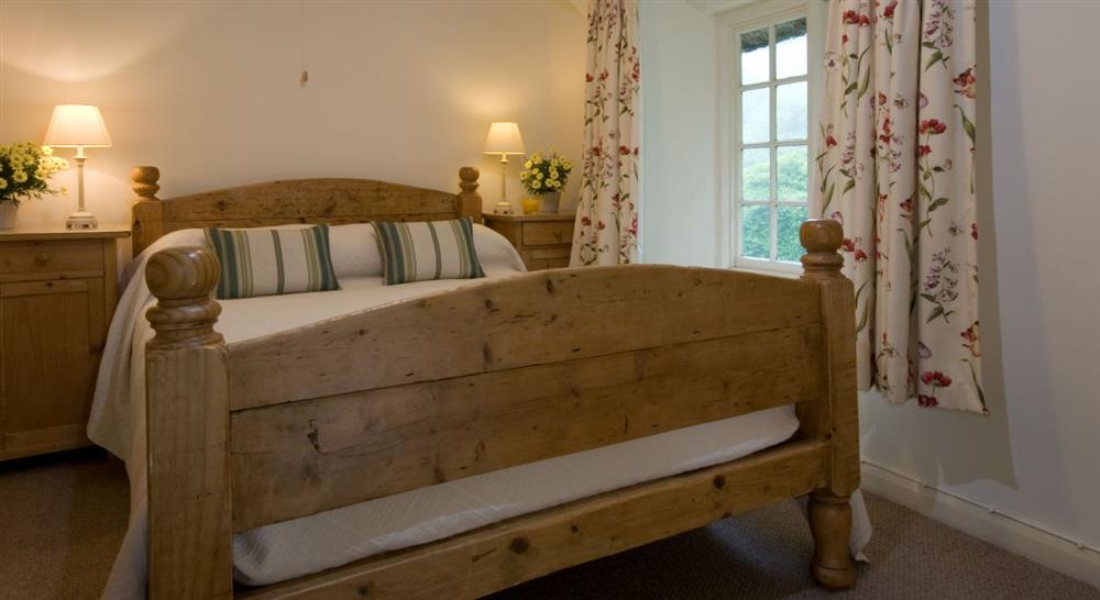 The double bedroom at Ash Cottage in Bridport, Dorset