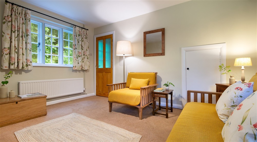The sitting room at Ash Cottage in Bridport, Dorset