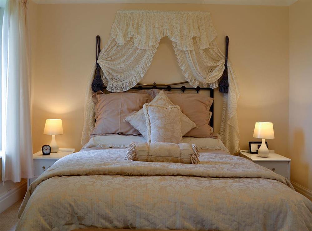 Romantic double bedroom at Ash Cottage in Llantwit Major, near Cowbridge, Glamorgan, South Glamorgan