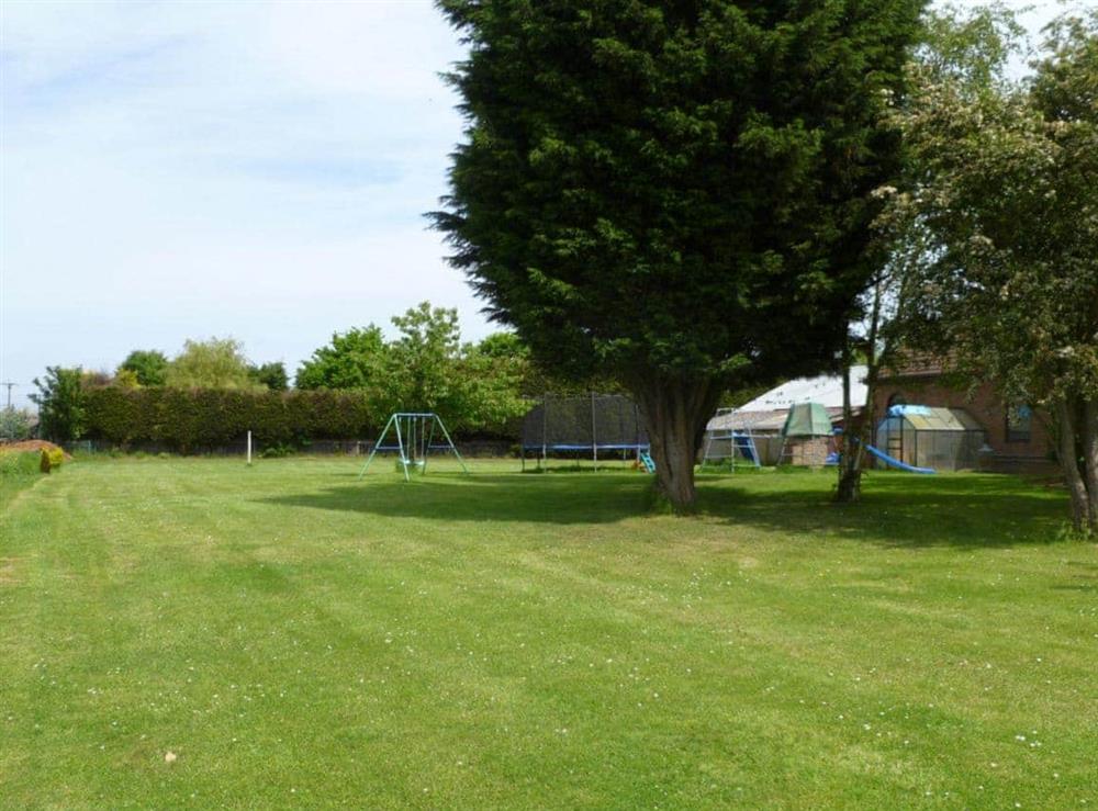 Children’s play area at Ash Cottage in Skegness, Lincolnshire