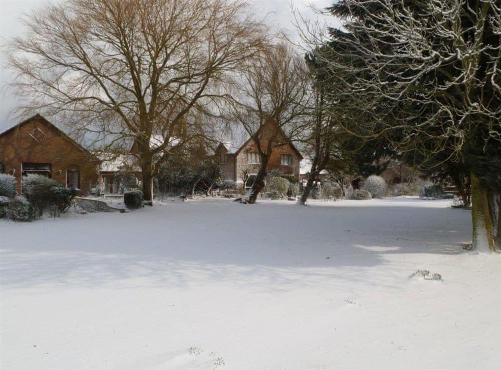 Lovely winter scene at Ash Cottage in Skegness, Lincolnshire