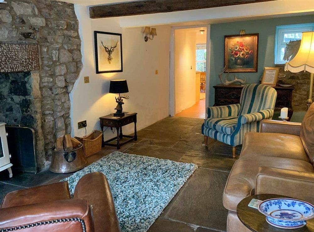 Living area at Ash Cottage in Tideswell, Derbyshire