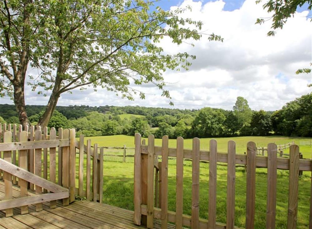 Decking at Ash Cottage in Uckfield, Sussex