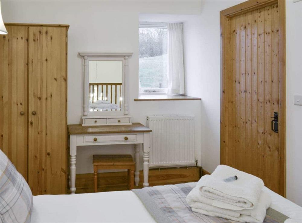 Comfortable double bedroom at The Hay Barn, 