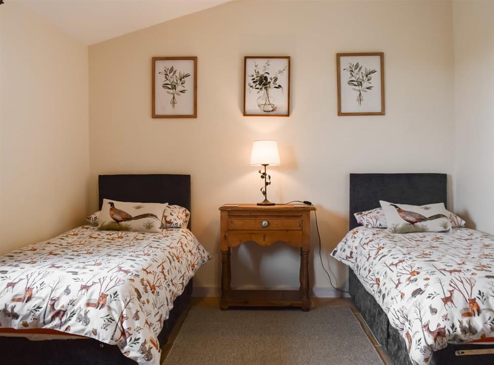 Twin bedroom at Ash Lodge in Bosley, near Macclesfield, Cheshire