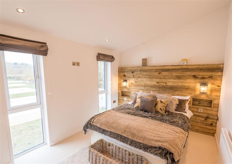One of the bedrooms at Ash Lodge, Llangurig