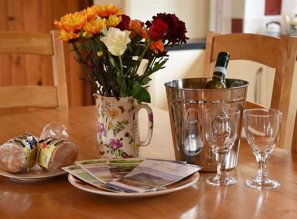 Dining Area at Ash Lodge in Rhayader, Powys