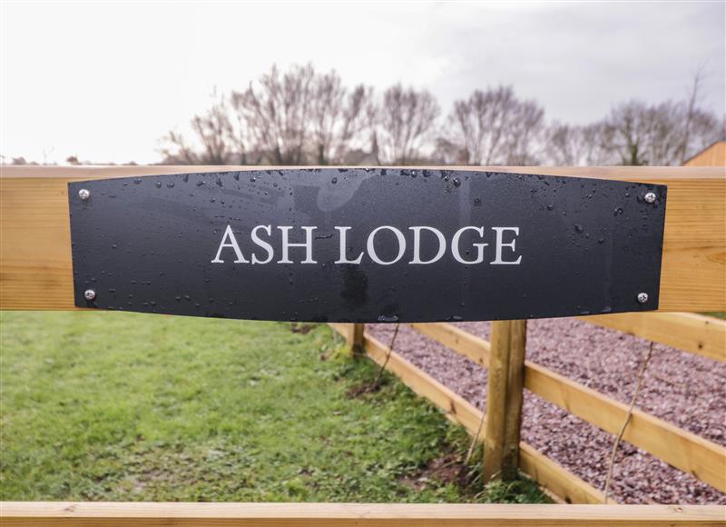 The setting of Ash Lodge at Ash Lodge, Sutton-on-the-Hill near Etwall
