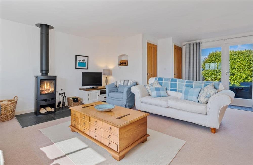 The living area at Ash Tree Cottage in Bosherston, Pembrokeshire, Dyfed
