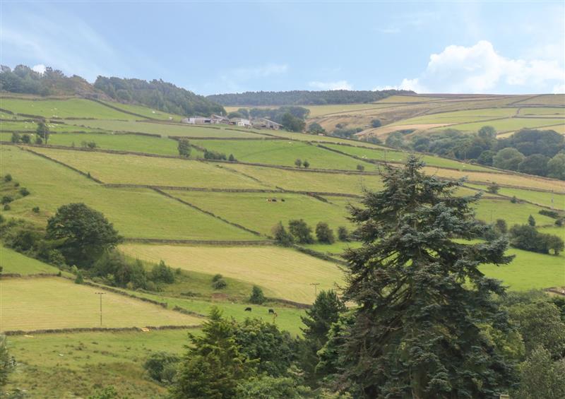 The setting of Ash Villa at Ash Villa, Holmfirth