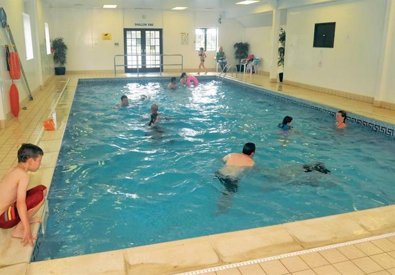 Indoor heated pool at Ashbourne Heights in Fenny Bentley, Ashbourne, Derbyshire