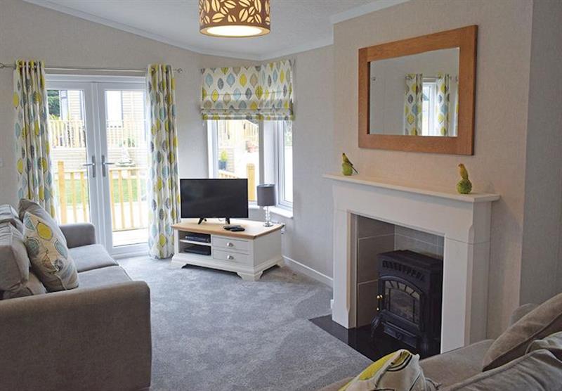 Living room in Retreat VIP 3 at Ashby Woulds Retreat in Overseal, Nr Ashby-de-la-Zouch