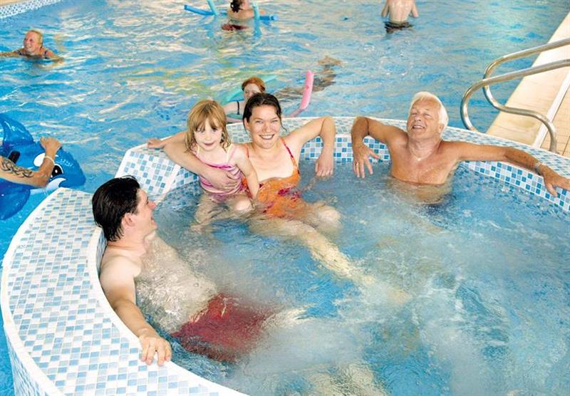 Indoor heated swimming pool at Ashcroft Coast in Minster-on-Sea, Isle of Sheppey, Kent