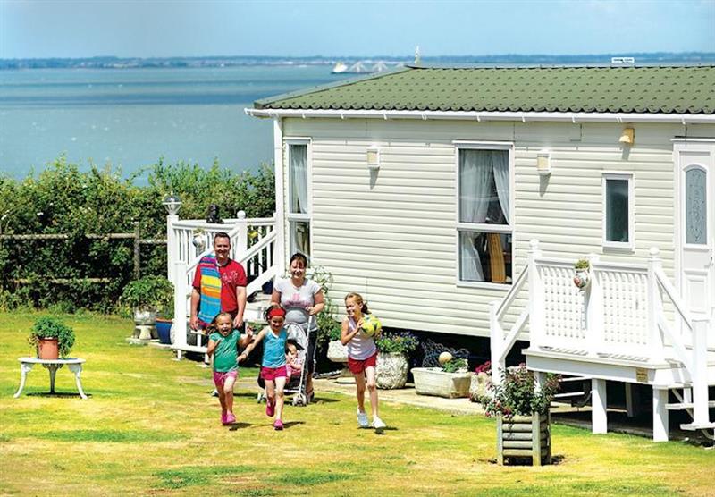 The park setting at Ashcroft Coast in Minster-on-Sea, Isle of Sheppey, Kent