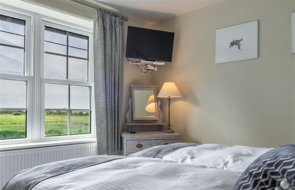 First floor: Bedroom two has distant sea views (photo 2) at Ashdale, Thornham near Hunstanton
