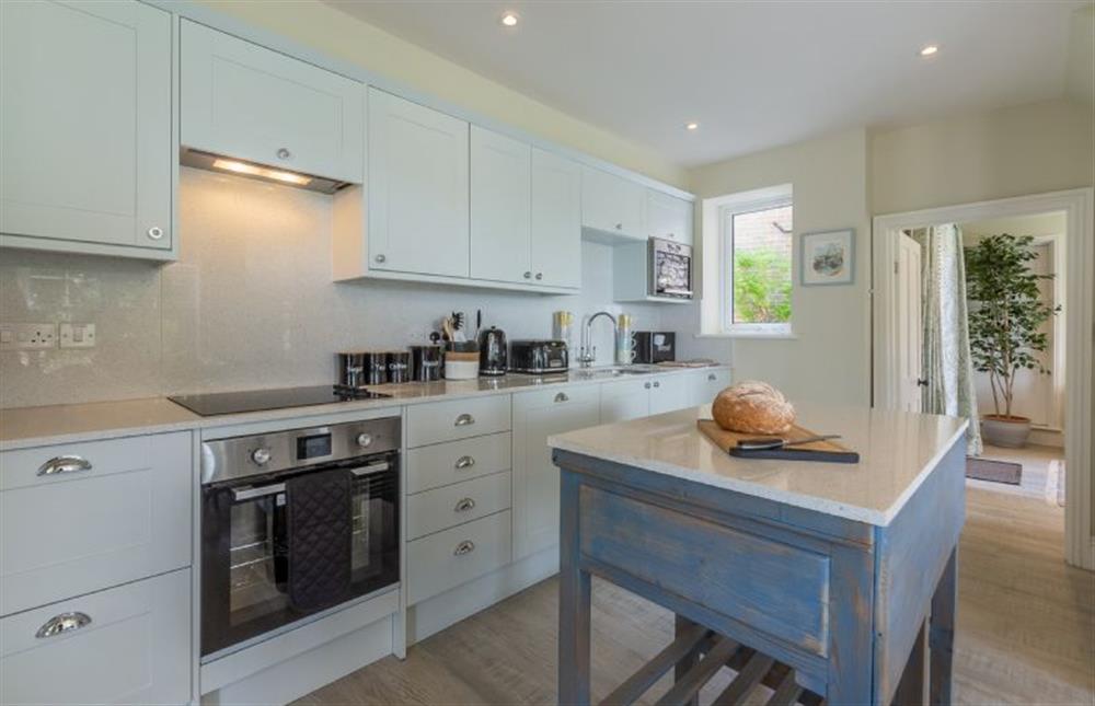 Ground floor: Spacious Kitchen with granite-top island at Ashdale, Thornham near Hunstanton