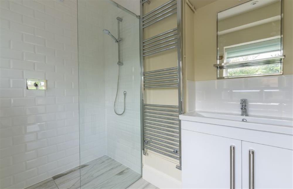 Ground floor: Wet room with walk-in shower at Ashdale, Thornham near Hunstanton