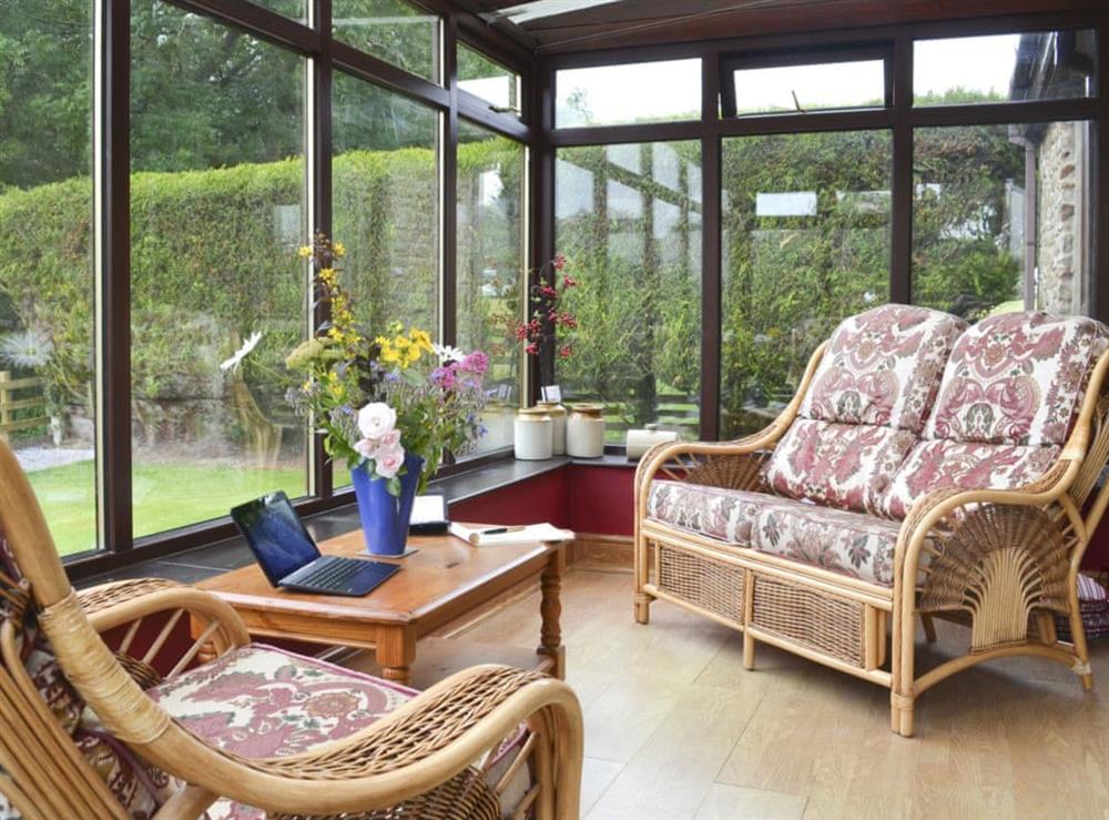 Delightful conservatory looking out onto the garden and stunning views at Ashlea in Barnard Castle, County Durham, England