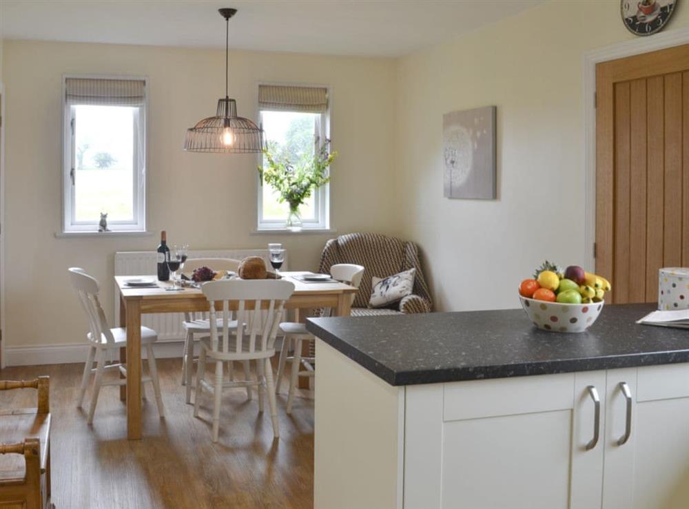 Spacious dining area and kitchen at Ashlea in Barnard Castle, County Durham, England