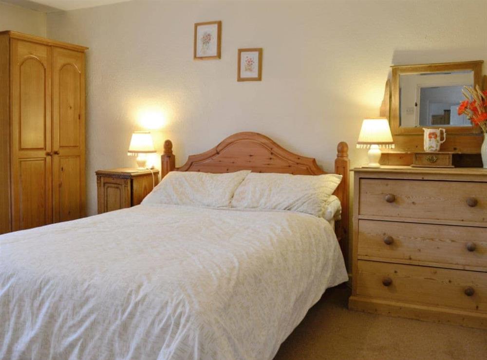 Comfortable double bedroom at Ashley Cottage in Combe Martin, near Ilfracombe, Devon