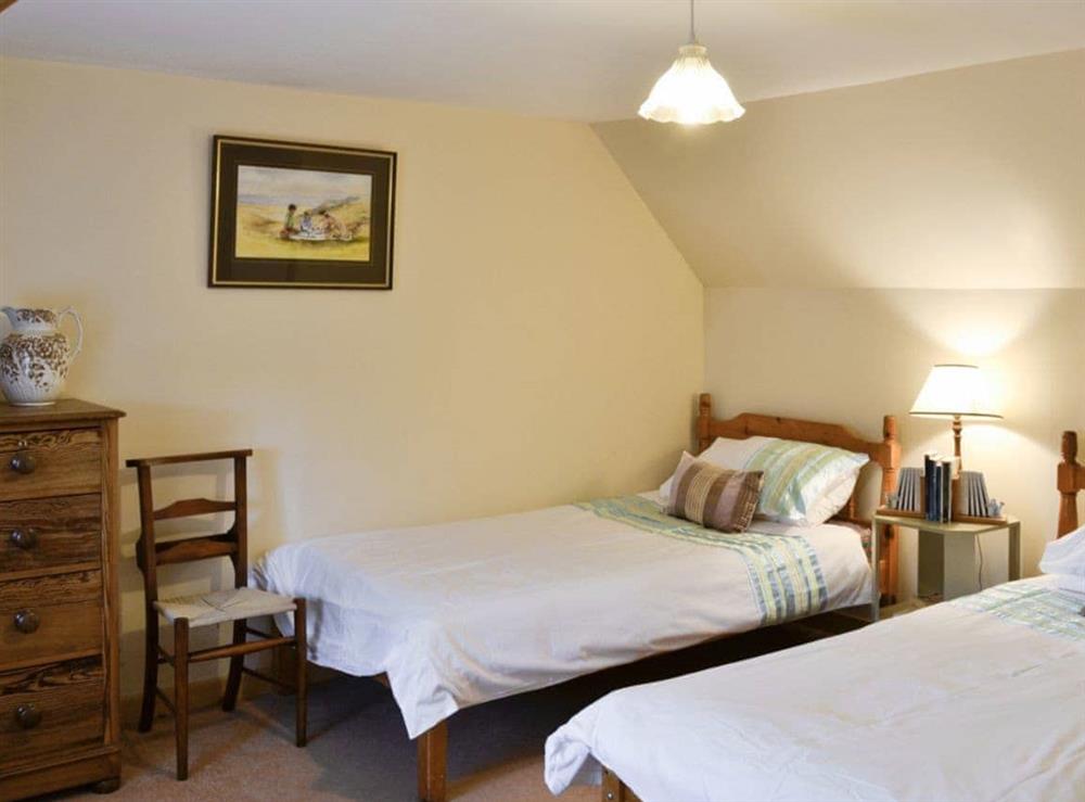 Twin bedroom at Ashlyn in Whitehills, near Banff, Banffshire