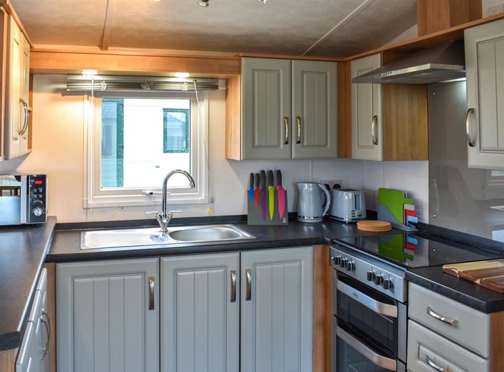 Kitchen area at Ashness in Moota, Near Cockermouth, Cumbria