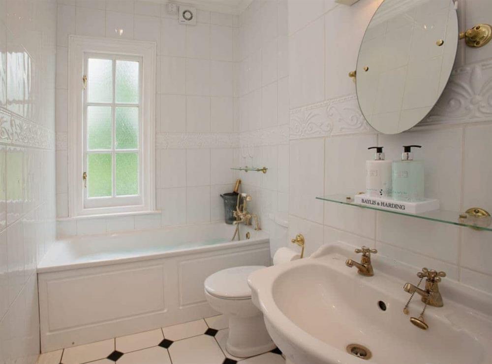 Bathroom at Ashwood Manor in Pentney, Norfolk., Great Britain