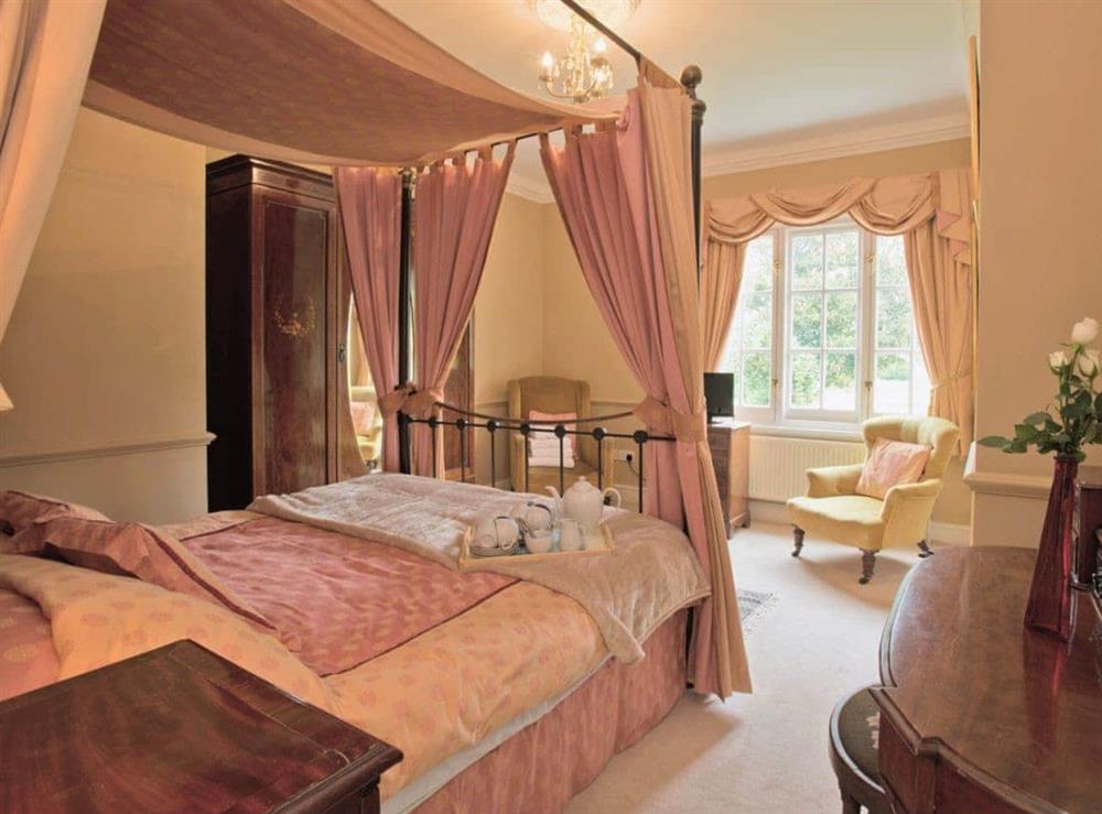 Four Poster bedroom at Ashwood Manor in Pentney, Norfolk., Great Britain