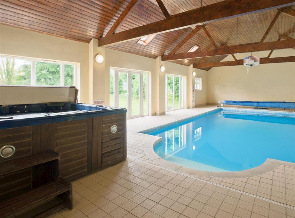 Hot tub & Swimming pool at Ashwood Manor in Pentney, Norfolk., Great Britain