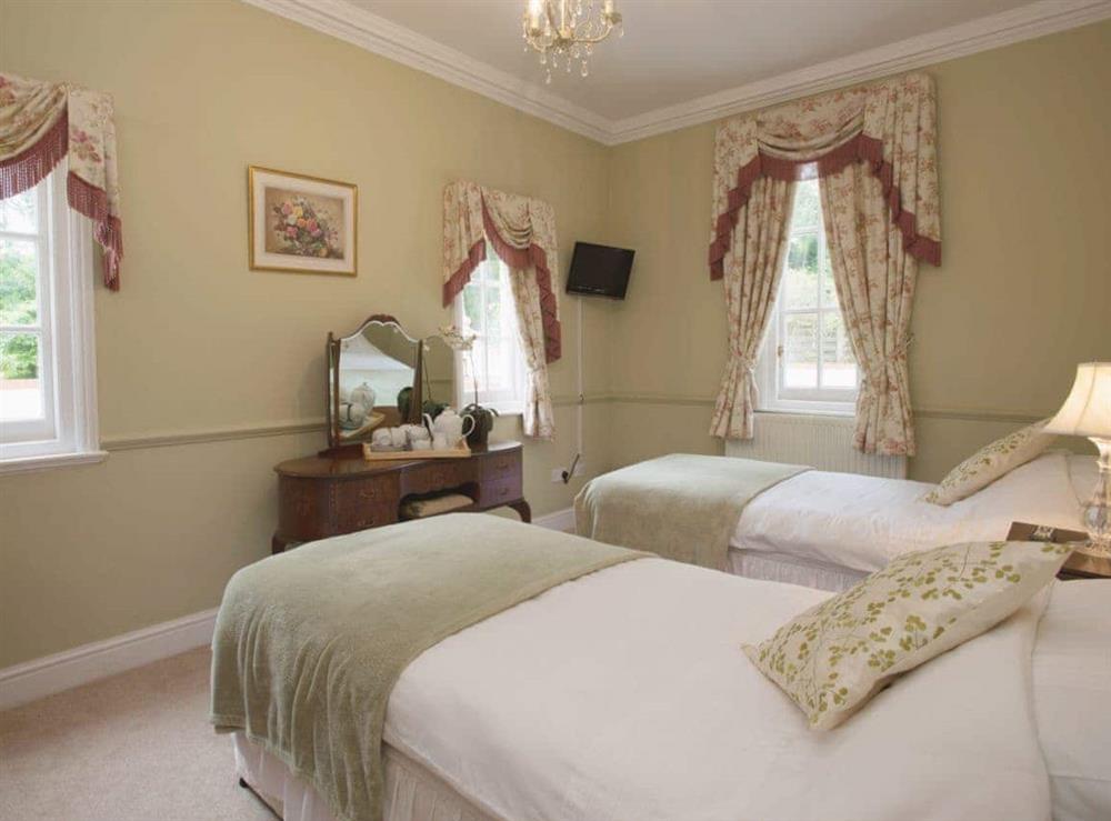 Twin bedroom at Ashwood Manor in Pentney, Norfolk., Great Britain