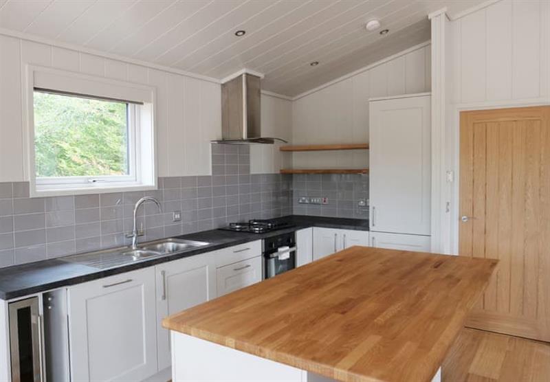 Kitchen in an Askham Deluxe at Askham Lodges at Flusco Wood in Cumbria and The Lakes, Cumbria and The Lakes