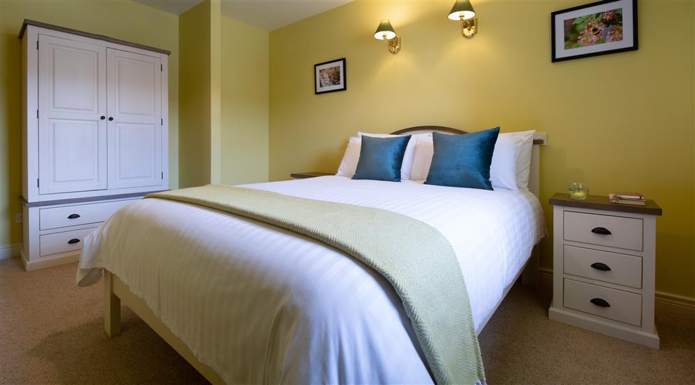 The double bedroom at Aspen Cottage in Newtownbutler, County Fermanagh