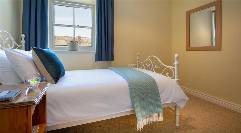 The single bedroom at Aspen Cottage in Newtownbutler, County Fermanagh