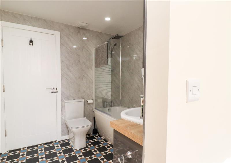This is the bathroom at Asquith Penthouse, Huddersfield