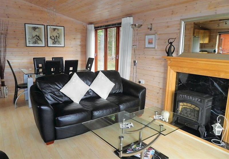 Typical Lakeview Lodge at Astbury Falls Lodges in Shropshire, Heart of England