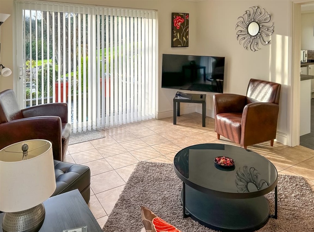 Living area at At Cedar Lodge Apartment in Glen Mona, Isle Of Man
