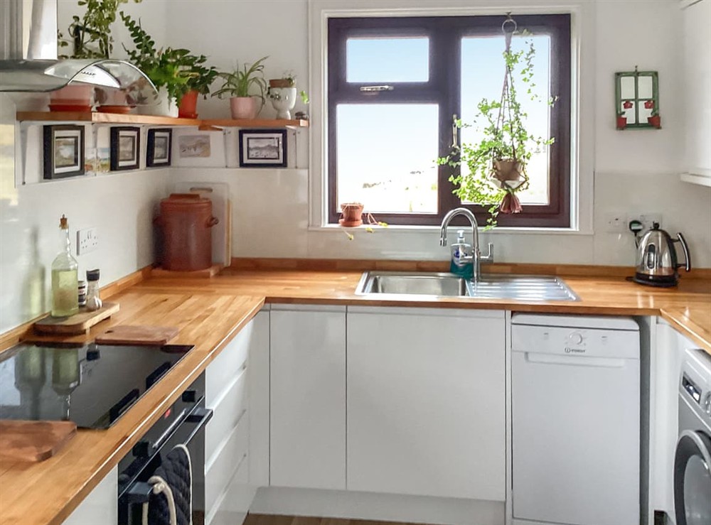 Kitchen at At Last in Rhiconich, Sutherland