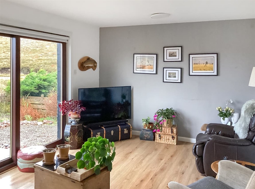 Living area at At Last in Rhiconich, Sutherland